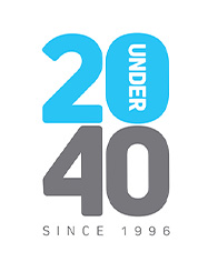 Travis Rhoades holding a framed certificate